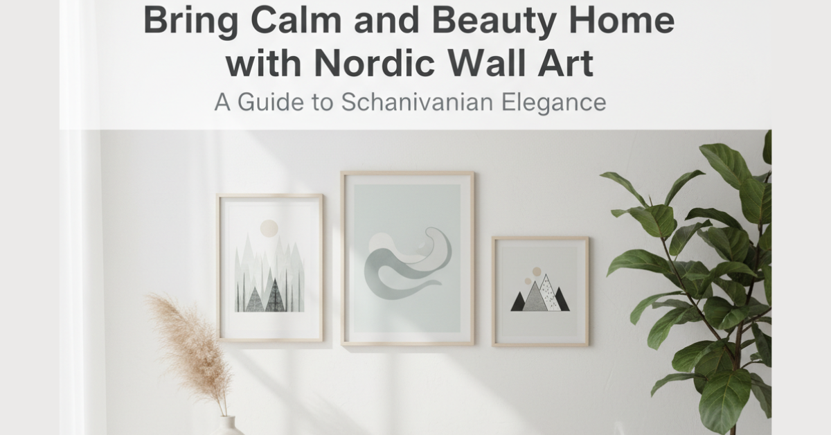 Bring Calm and Beauty Home with Nordic Wall Art: A Guide to Scandinavian Elegance