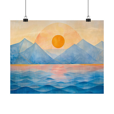 Awakening Heights – Serene Mountain Sunrise