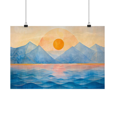 Awakening Heights – Serene Mountain Sunrise