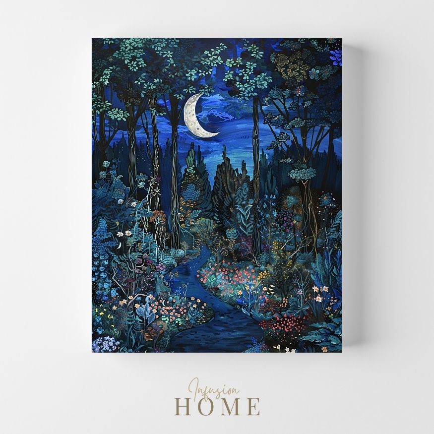 Lunar Lullaby - Nighttime in the Summer Forest - Infusion Home