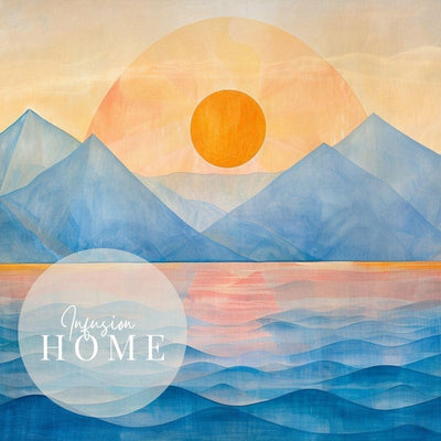 Awakening Heights – Serene Mountain Sunrise - Infusion Home