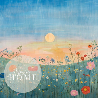 Evening Blossoms – Wildflowers and Blue Skies - Infusion Home