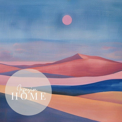 Twilight Dunes – Bold Panoramic Desert Art - Infusion Home