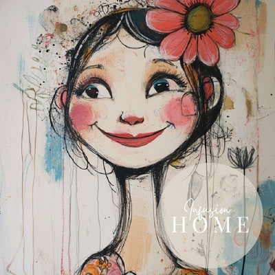 Joyful Whimsy – Colorful Mixed Media Artwork - Infusion Home