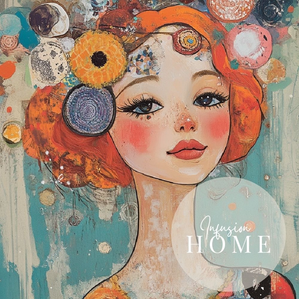 Luminous Woman – Whimsical Art with Playful Details - Infusion Home