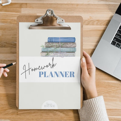 Homework Planner - FREE Printable & Fillable Digital Download