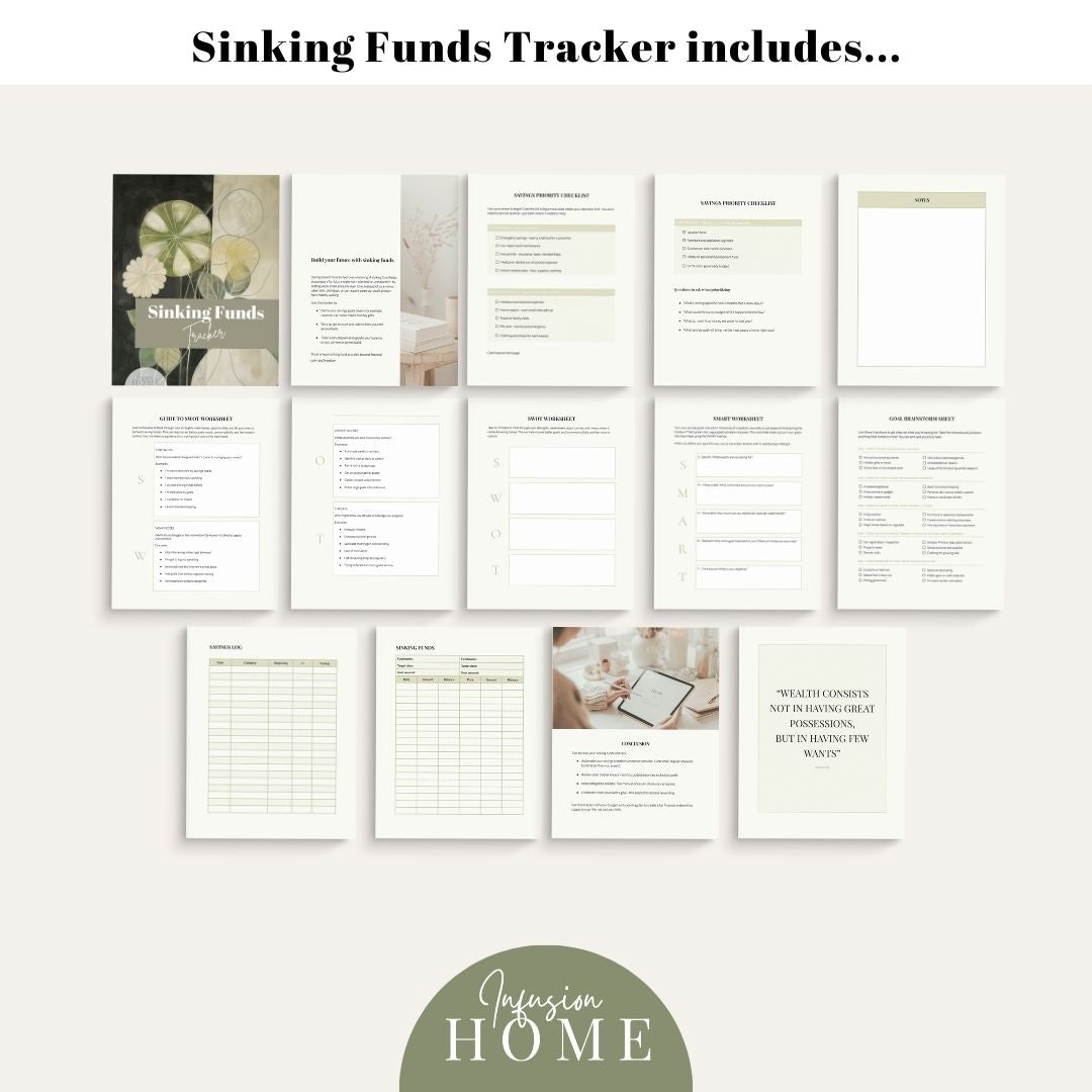 Sinking Funds Tracker