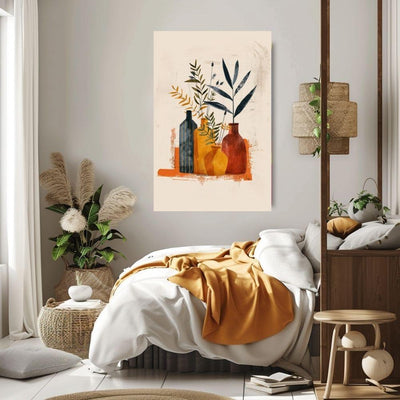 Nature's Vases – Abstract Floral in Minimalist Boho Style - Infusion Home