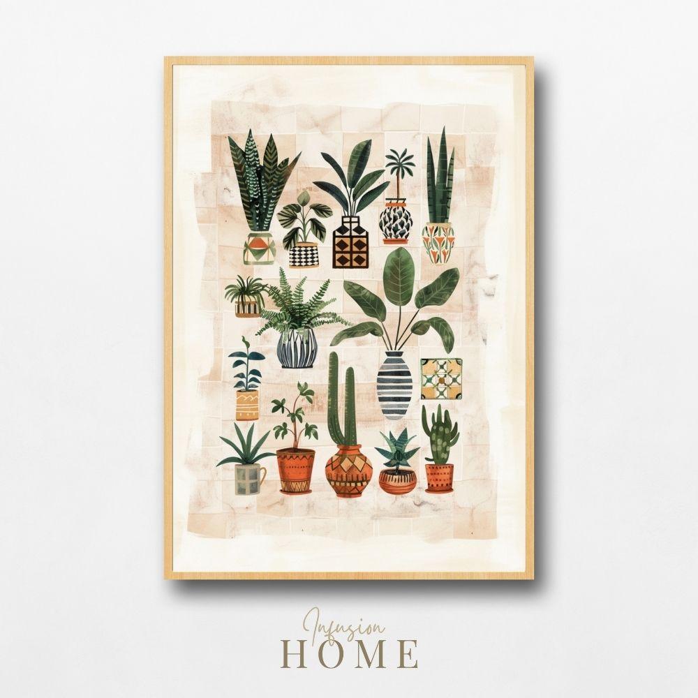 Boho Botanicals – Earthy Toned Florals in Minimalist Style - Infusion Home