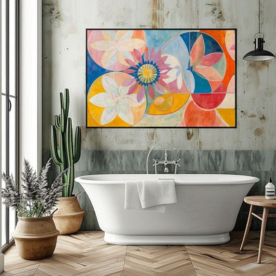 Color Pop Florals – Bright Floral Abstract - Infusion Home