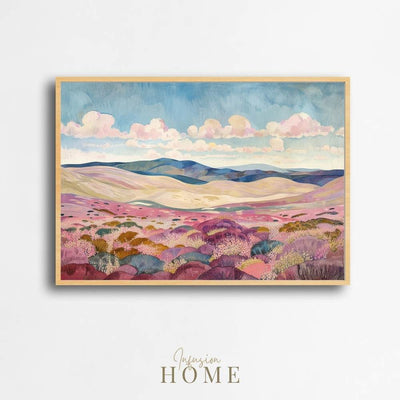 Ethereal Heather – Clouds Drift Over Highland Moors - Infusion Home