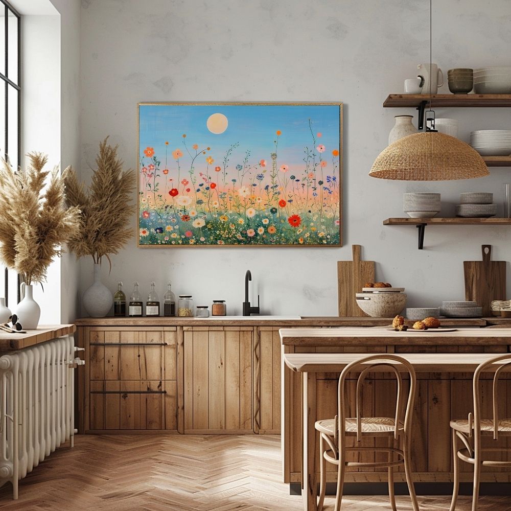 Field of Dreams – Sunset and Wildflowers - Infusion Home