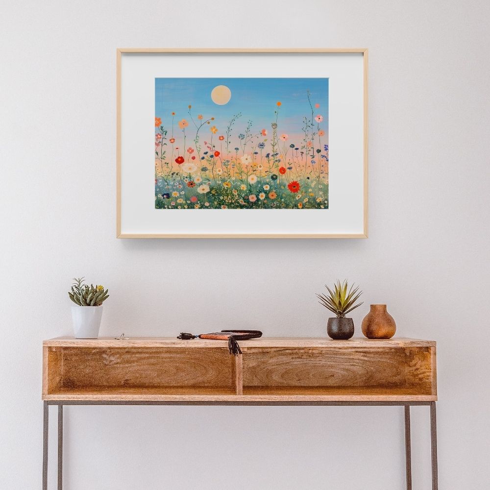 Field of Dreams – Sunset and Wildflowers - Infusion Home