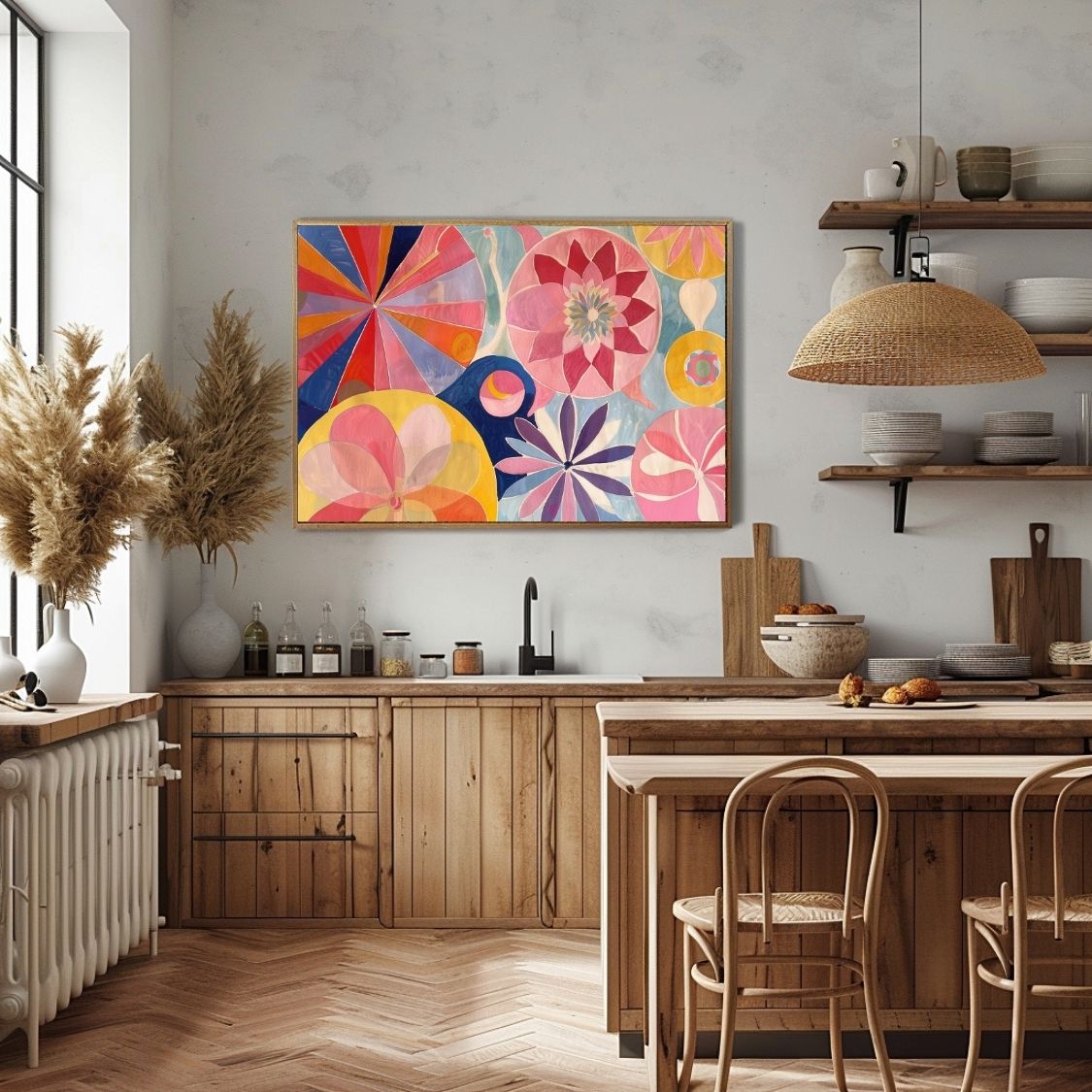 Floral Explosion – Bright, Bold Art Canvas - Infusion Home