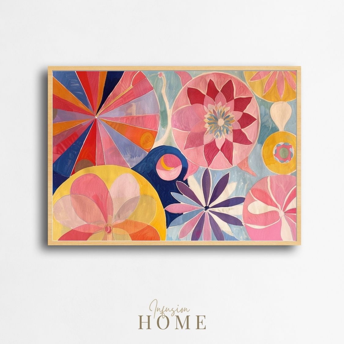 Floral Explosion – Bright, Bold Art Canvas - Infusion Home