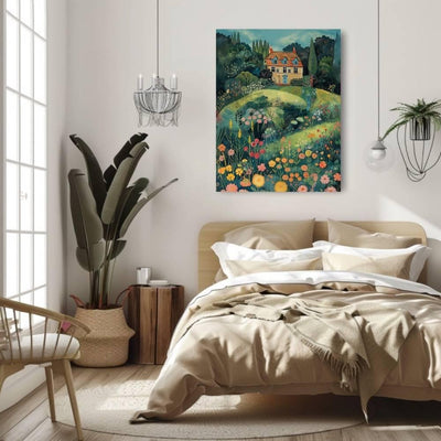 Garden Grandeur – Colorful Blooms and Quaint Cottage - Infusion Home