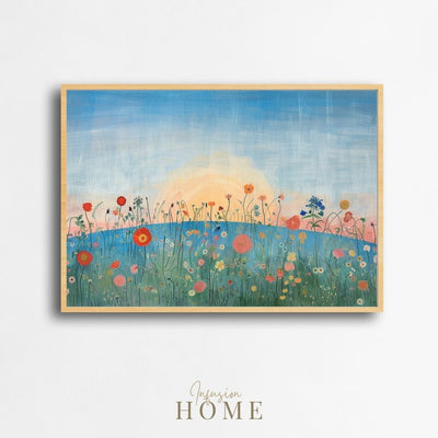 Golden Hour Florals – Wildflowers at Sunset - Infusion Home