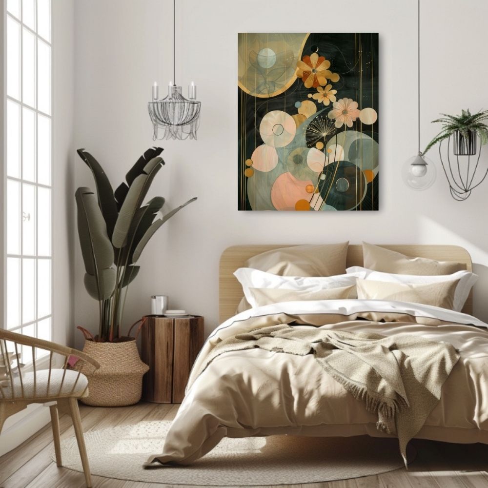 Luminous Blossoms Giclée Print – Bold and Colorful Floral Art - Infusion Home