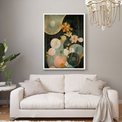 Luminous Blossoms Giclée Print – Bold and Colorful Floral Art - Infusion Home