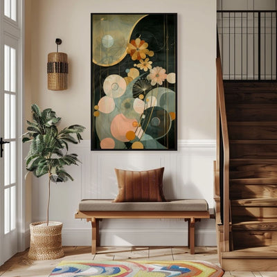 Luminous Blossoms Giclée Print – Bold and Colorful Floral Art - Infusion Home
