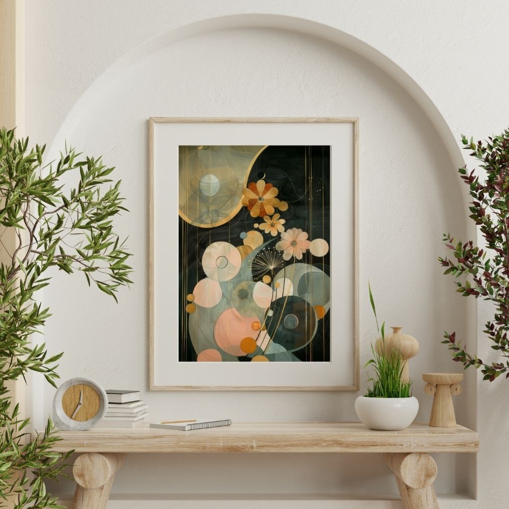 Luminous Blossoms Giclée Print – Bold and Colorful Floral Art - Infusion Home