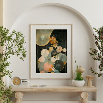 Luminous Blossoms Giclée Print – Bold and Colorful Floral Art - Infusion Home