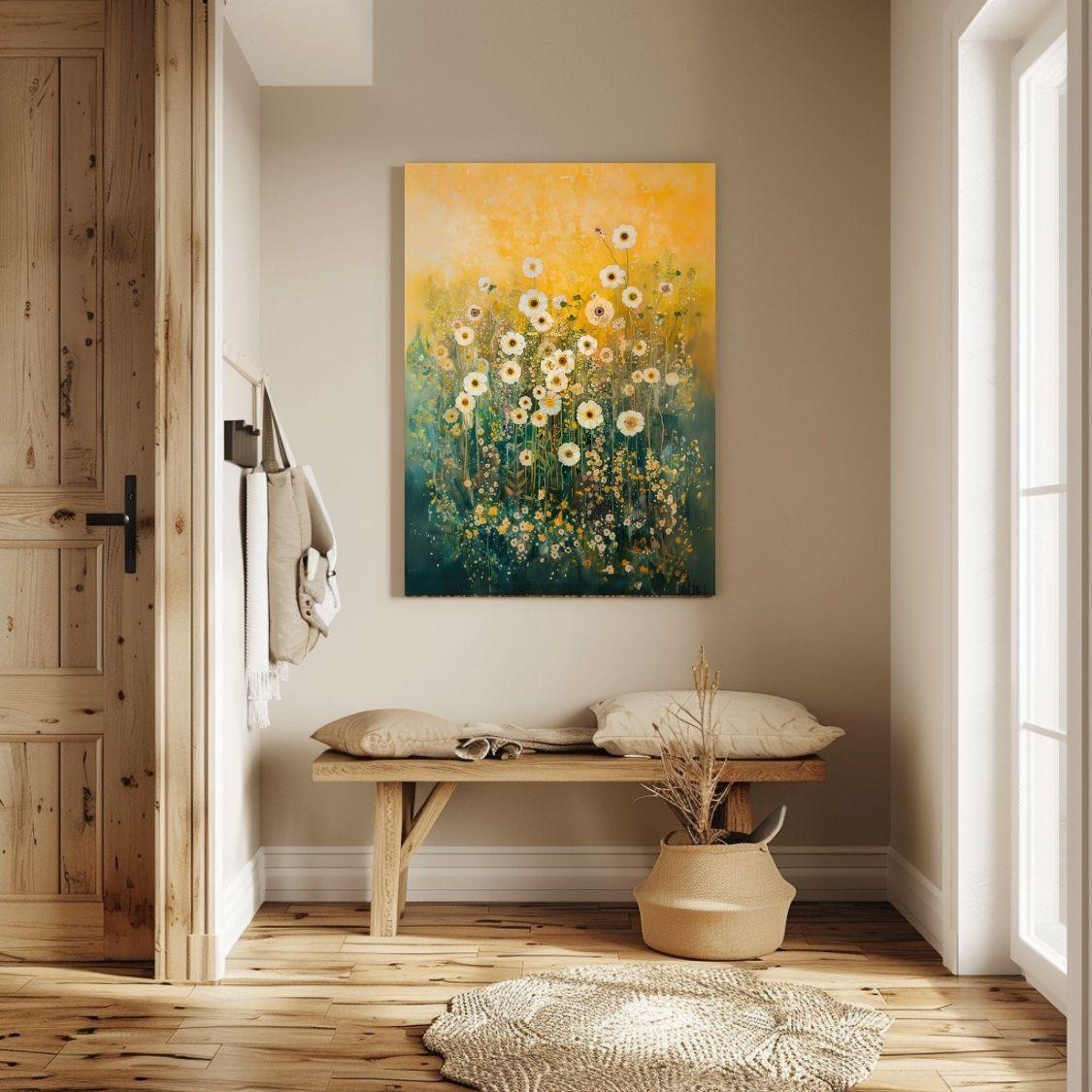 Ethereal Blooms - Light Wildflowers in Abstract Haze - Infusion Home