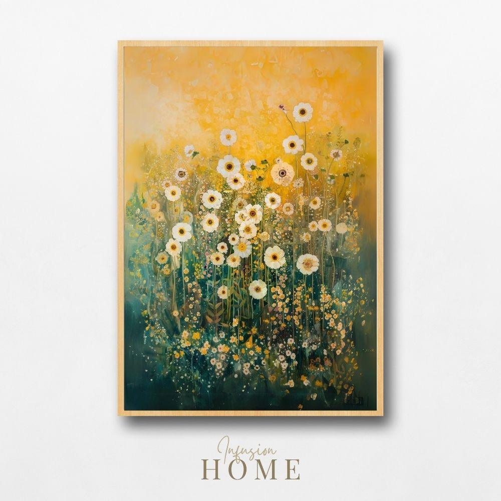 Ethereal Blooms - Light Wildflowers in Abstract Haze - Infusion Home