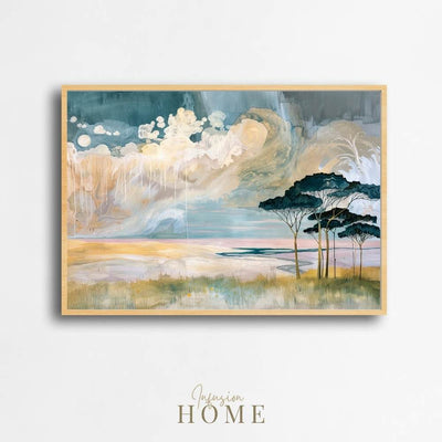 Savannah Expanse – Acacia Trees Under Wide Skies - Infusion Home