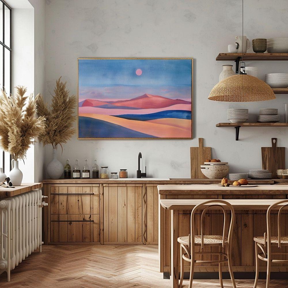 Twilight Dunes – Bold Panoramic Desert Art - Infusion Home