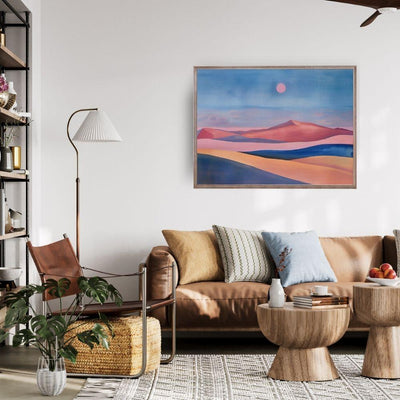 Twilight Dunes – Bold Panoramic Desert Art - Infusion Home