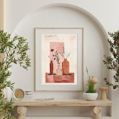 Vases of Pink Bliss – Boho Botanical Art - Infusion Home