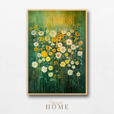 Whispering Light - Gentle Wildflowers in White and Yellow - Infusion Home