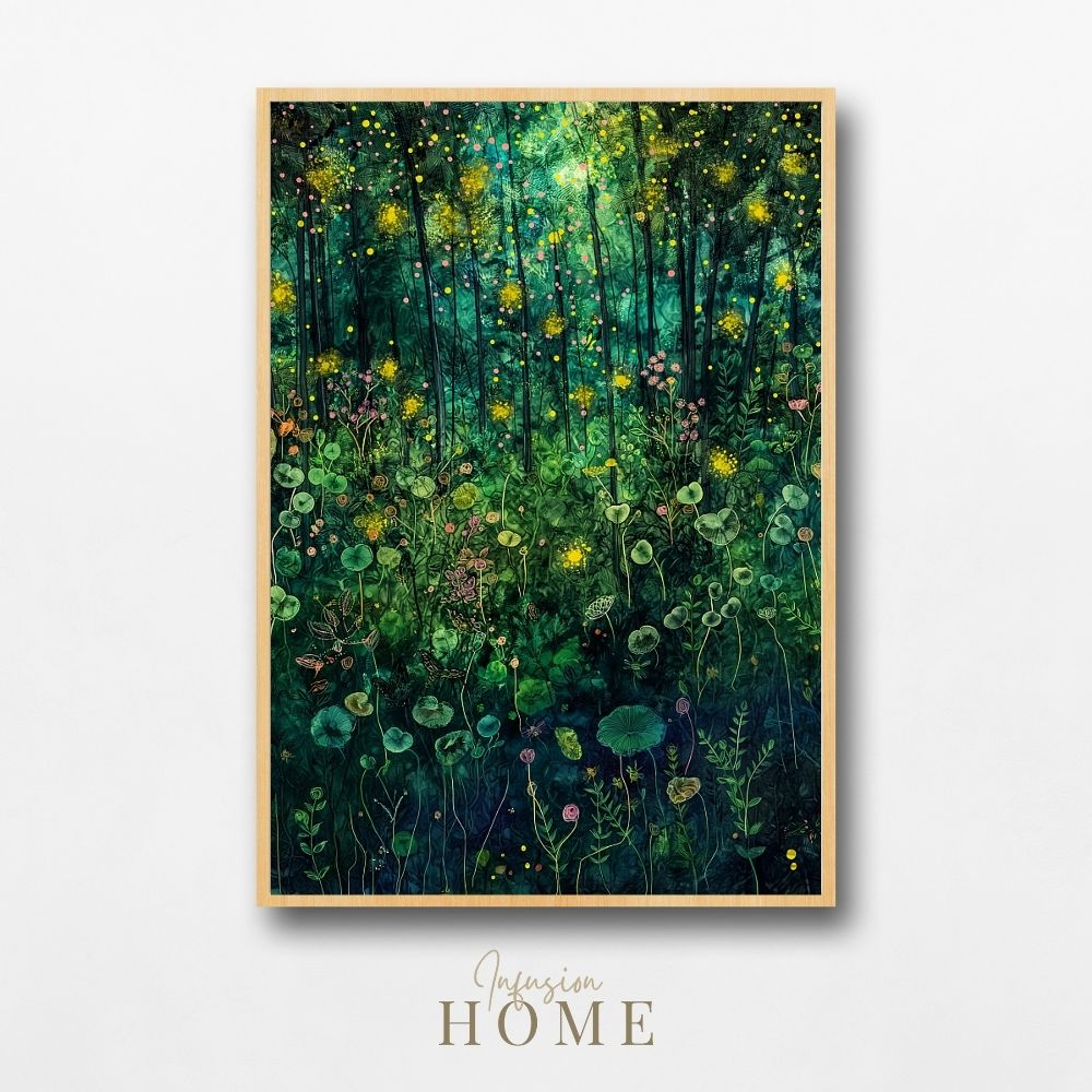 Mystical Forest Glow Printable Wall Art