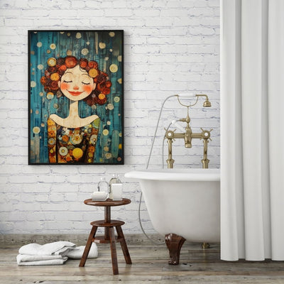 Bold and Beautiful – Abstract Whimsical Portrait Art - Infusion Home