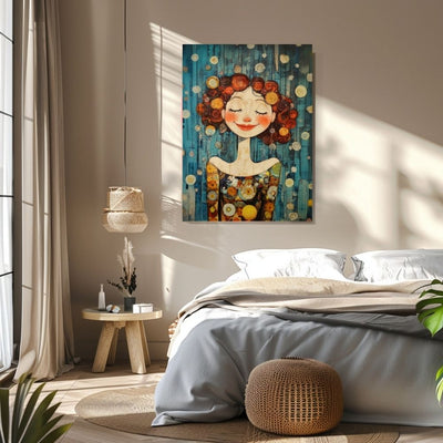 Bold and Beautiful – Abstract Whimsical Portrait Art - Infusion Home