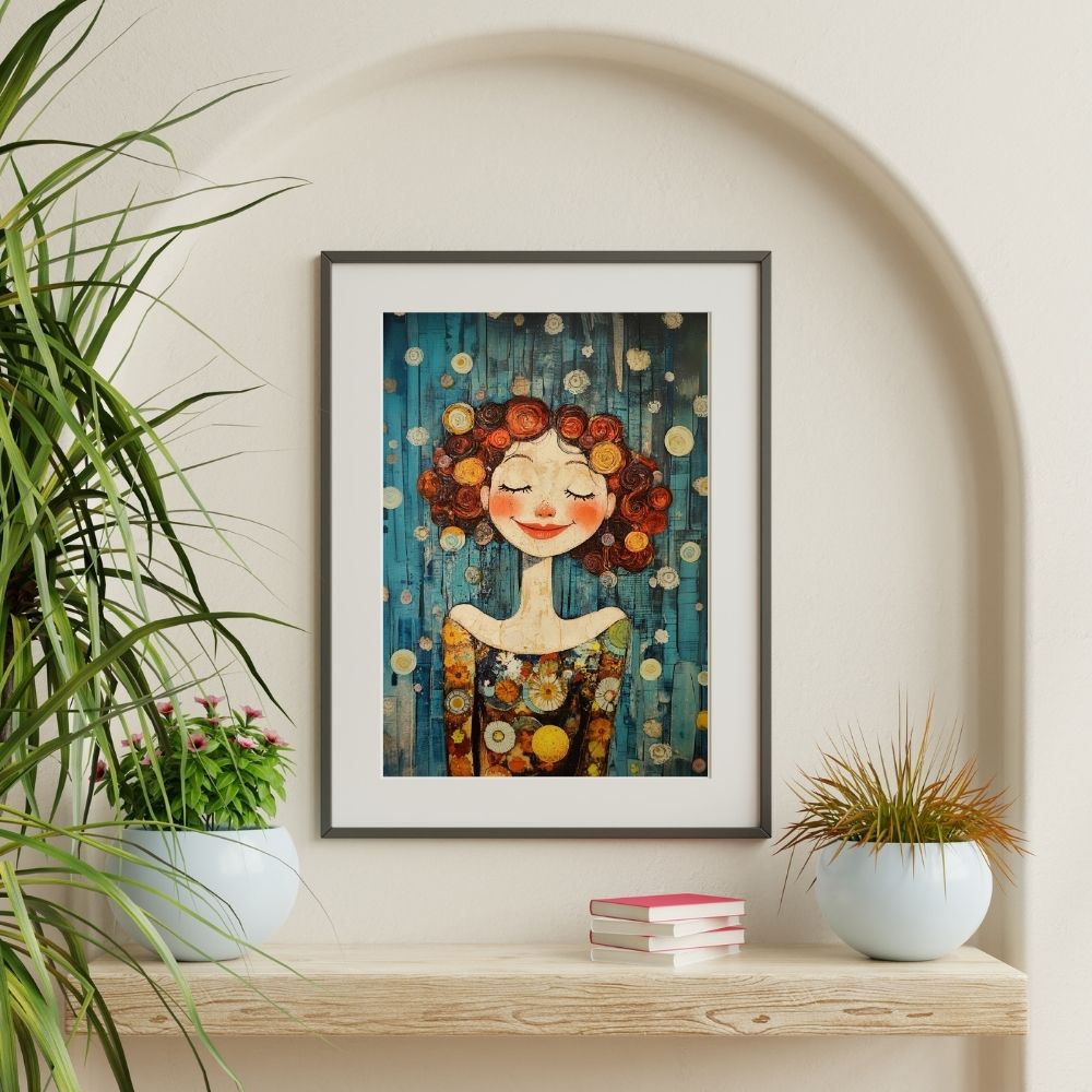 Bold and Beautiful – Abstract Whimsical Portrait Art - Infusion Home