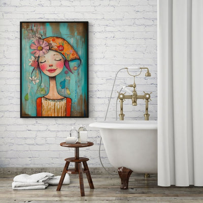 Creative Charm – Whimsical Woman with Unique Flair - Infusion Home