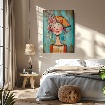 Creative Charm – Whimsical Woman with Unique Flair - Infusion Home