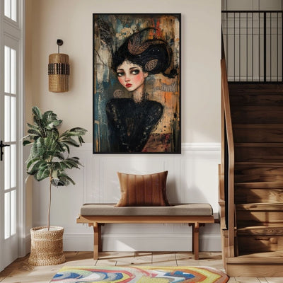 Dreamy Whimsy – Woman in Bold, Artistic Style - Infusion Home