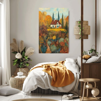 Golden Serenity – A Cottage Amidst an Autumn Oasis - Infusion Home