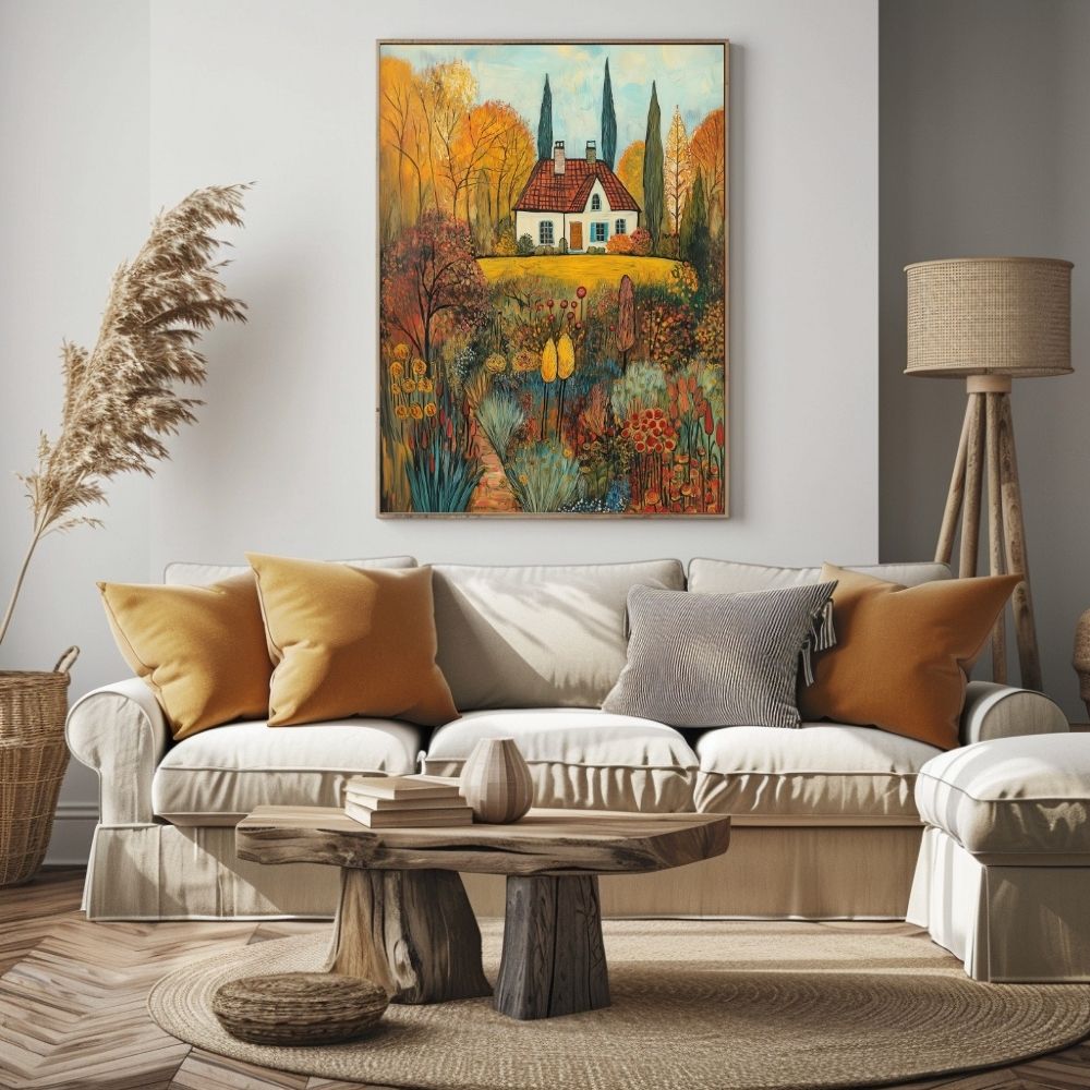 Golden Serenity – A Cottage Amidst an Autumn Oasis - Infusion Home