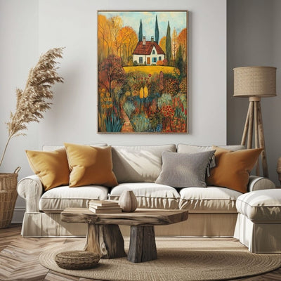 Golden Serenity – A Cottage Amidst an Autumn Oasis - Infusion Home
