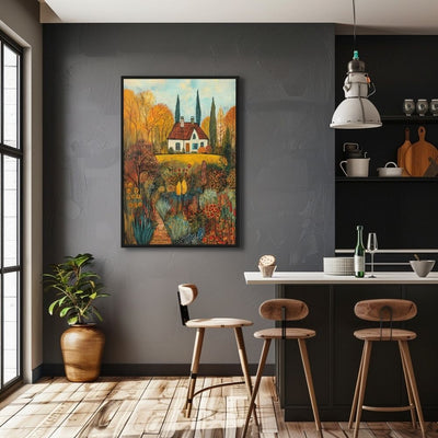 Golden Serenity – A Cottage Amidst an Autumn Oasis - Infusion Home