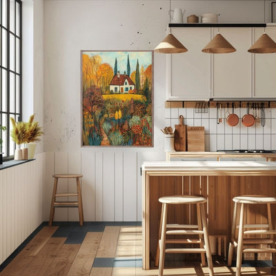 Golden Serenity – A Cottage Amidst an Autumn Oasis - Infusion Home