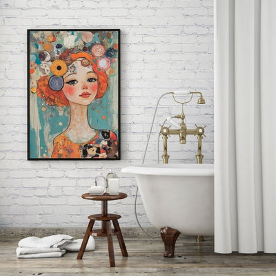 Luminous Woman – Whimsical Art with Playful Details - Infusion Home