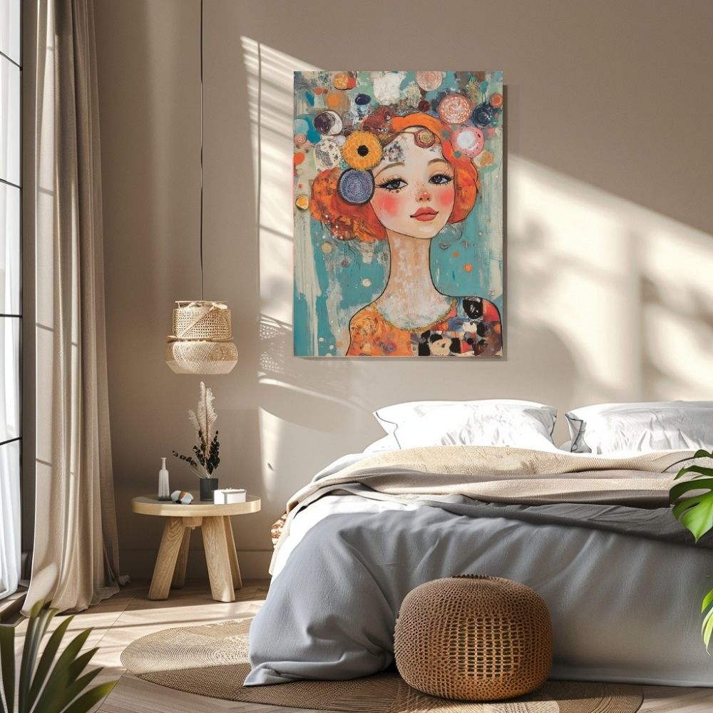 Luminous Woman – Whimsical Art with Playful Details - Infusion Home