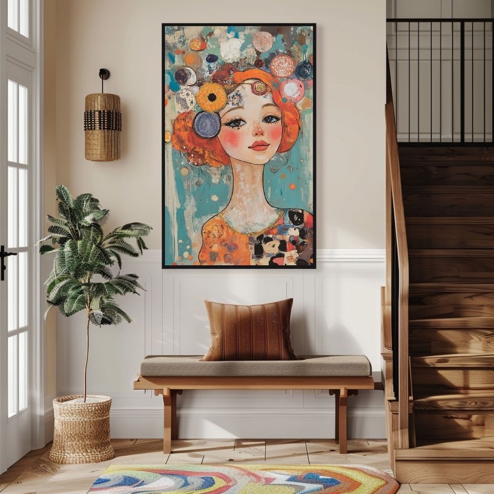 Luminous Woman – Whimsical Art with Playful Details - Infusion Home