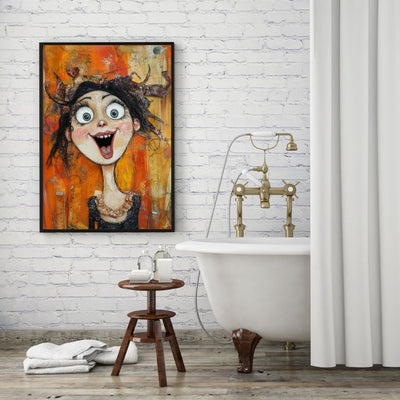 Quirky Joy – Whimsical Art of a Happy Woman - Infusion Home