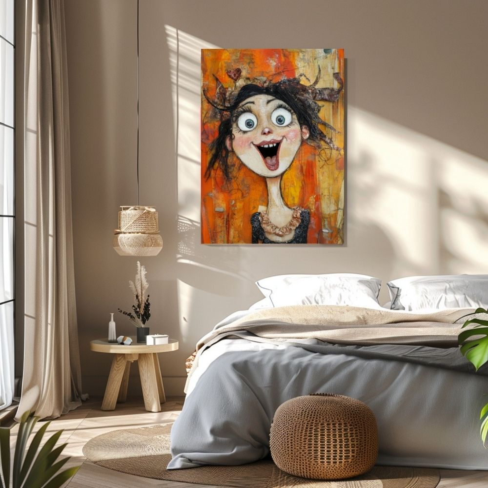 Quirky Joy – Whimsical Art of a Happy Woman - Infusion Home